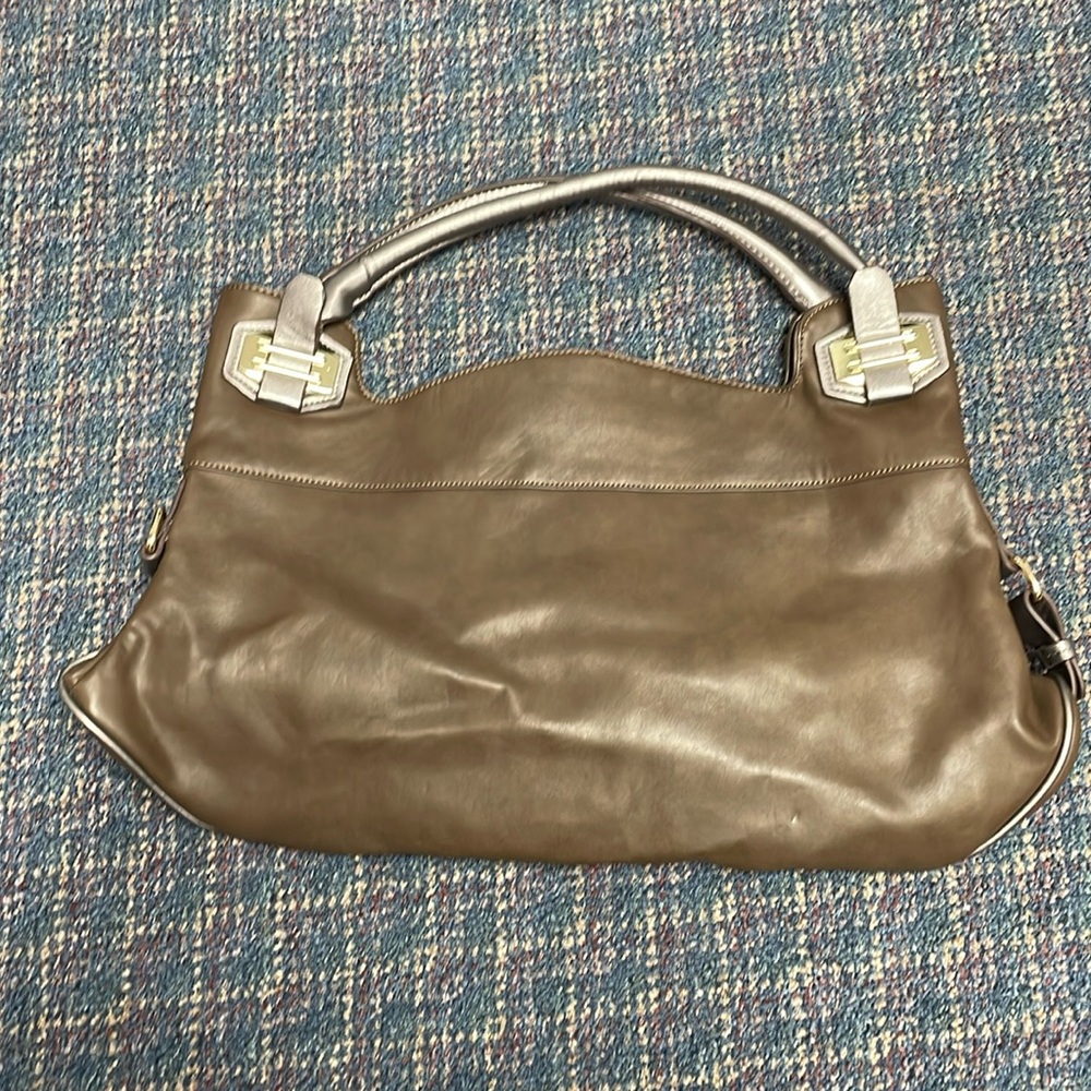 Lightly used Gussaci brown shoulder bag